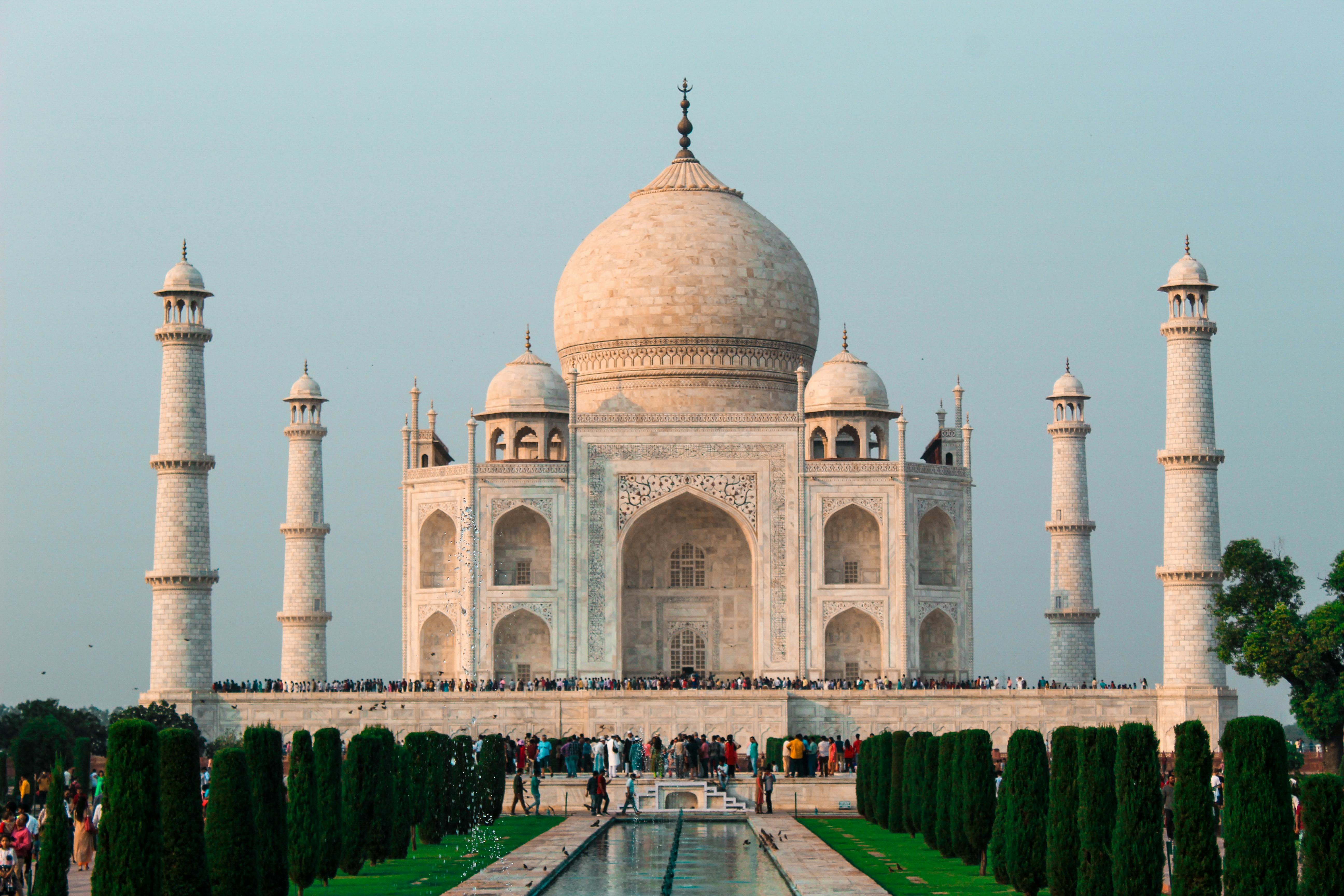 Taj Mahal at sunset